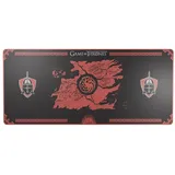 LEXIP Game of Thrones Targaryen XXL Mauspad Schwarz/Rot