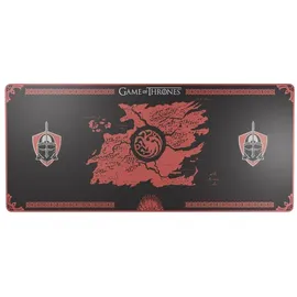 LEXIP Game of Thrones Targaryen XXL Mauspad Schwarz/Rot