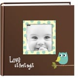 Pioneer Photo Albums EV-246FB/O Fotoalbum mit 200 Taschen, Babyeule, bedruckt, 10,2 x 15,2 cm, Blau