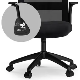 SENSE7 Juno Bürostuhl Schwarz
