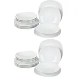 Home4You Tafelservice 24-tlg. weiß