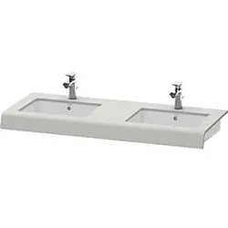 Duravit DuraStyle Waschtisch-Konsole DS829C00707 55x80x10cm, 2 Ausschnitte, Betongrau matt