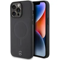 CG Mobile iPhone 15 Pro Max Hardcase Glattleder schwarz