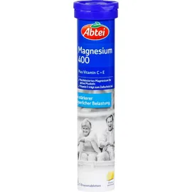 Abtei Magnesium 400 Plus Vitamin C + E Brausetabletten 15 St.