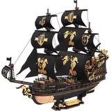 ROBOTIME ROKR Seahorse Barque MCB02 Holz 47 x 18 x 39 cm