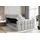 altdecor Boxspringbett mit Matratze und Lattenrost - RICAR -Z KING - 160x200 cm - Grau Monolith - Topper, Fußteil, Polsterbett mit Bettkasten, Bet... - Hellgrau