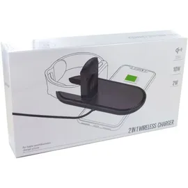Cyoo 2in1 Wireless Lade Pad - Schwarz - Ladegerät - QI Standard