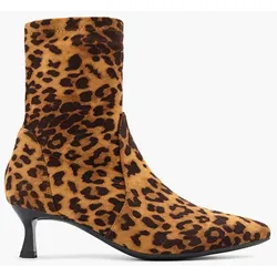 Stiefelette - Damen - animal-print - orange - 37