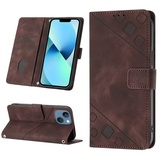 Handyhülle für Samsung Galaxy S23 FE Hülle Leder [Premium Leder] für Samsung Galaxy S23 FE Hülle Klappbar Flip Case Cover 360 Stoßfeste Schutzhülle Handytasche für Samsung Galaxy S23 FE, braun