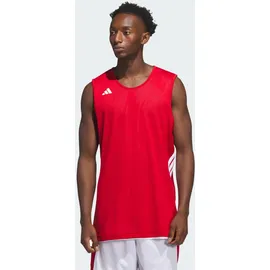 adidas Herren M Everyday Pro Bball Jersey Shirt, Team Power Red/White, XS