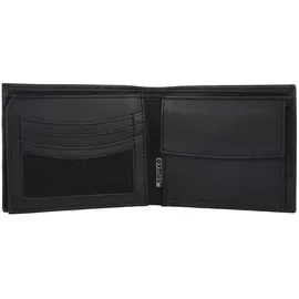 Oxmox Geldbörse Leather RFID Protect Lizard Unisex schwarz
