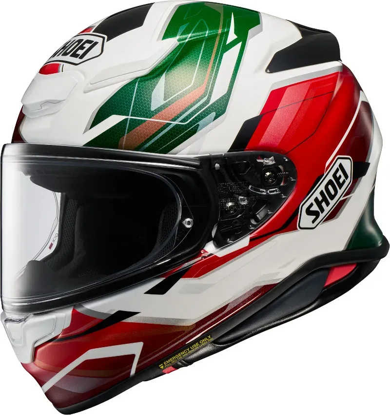 Shoei Nxr 2 Capriccio Tc-11 Weiss/Grün/Rot L (59-60)