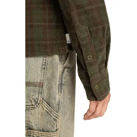 Element Langarmshirt "Westward Corduroy", Damen, Gr. L, corduroy checks, Obermaterial: 50% Walkfrottier, 28% Microfaser, 20% Walkfrottier, 2% Elasthan., Shirts Langarmshirt