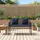 vidaXL 2-Seater 116 x 56 x 75 cm Grau