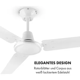 Klarstein Spin Doctor Deckenventilator weiß