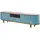 KAWOLA MARIA Lowboard 160 cm Hellblau/Edelstahl