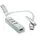 Roline USB 2.0 Notebook Hub, 4 Ports, Typ A+C Anschlusskabel