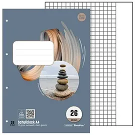 Staufen Staufen® Schulblock Style Lin26 DIN A4 kariert, 1 St.