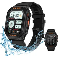 Smartwatch, Fitness Tracker Uhr, Damen Herren Smartwatch (1.75 IPS Zoll) Fitness-Uhr mit integrierter GPS-Positionierungsfunktion und Telefonfunktion,