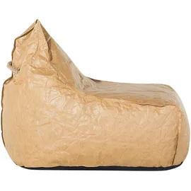 Beliani Sitzsack DROP Goldbraun