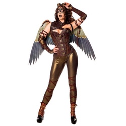 Metamorph Kostüm Steampunk Engel, Umwerfendes Kostüm für kämpferische Engel M