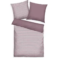 Tom Tailor Tom Tailor, Bettwäsche RENFORCE QUERSTREIFEN Cozy Mauve/Crisp
