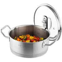 SILBERTHAL Kochtopf Induktion 20 cm - Edelstahl - 2,5L