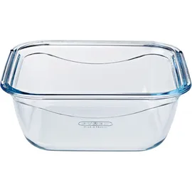 Pyrex Frischhaltedose quadratisch weiß 0,8 l 2-teiliges Set