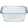 Pyrex Frischhaltedose quadratisch weiß 0,8 l 2-teiliges Set
