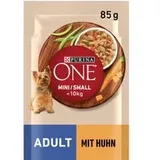 Purina ONE Mini Adult Huhn - 26 x 85 g