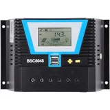 Fafeicy Solarregler, Wasserdichter Solarpanel Regler BSC8048 80A 12V/24V/36V/48V Multifunktional Solarregler für Verschiedene Batterien