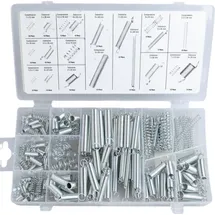 Benson Tools Federn 200tlg. Sortiment aus Federstahl verzinkt