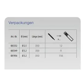 GYS 12 Elektroden Gußeisen, Ø 2,5 mm