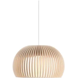 Secto Design Atto 5000 LED Pendelleuchte, birke natur
