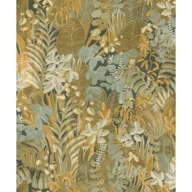 Schöner Wohnen Vliestapete BOTANICAL Dschungel 10,05 m x 0,53 m Grün/Beige 600643