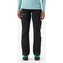 Softshellhose Damen - Bergsteigen Alpinism schwarz XS