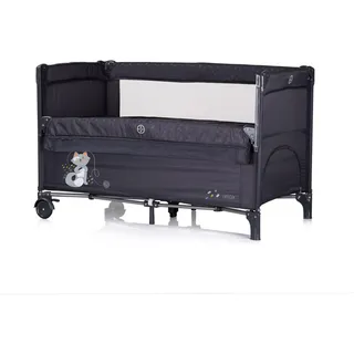 Chipolino Reisebett Relax 2 Ebenen, Vorderseite absenkbar, Seiteneingang, Tasche