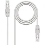 NANOCABLE 10.20.0401-L150 - Ethernet-Netzwerkkabel RJ45 Cat.6 UTP, AWG24, 100% Kupfer, Grau, Patchkabel 1,5 m