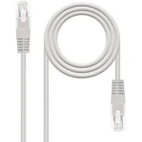 NANOCABLE 10.20.0401-L150 - Ethernet-Netzwerkkabel RJ45 Cat.6 UTP, AWG24, 100% Kupfer, Grau, Patchkabel 1,5 m