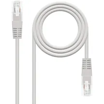 NANOCABLE 10.20.0401-L150 - Ethernet-Netzwerkkabel RJ45 Cat.6 UTP, AWG24, 100% Kupfer, Grau, Patchkabel 1,5 m