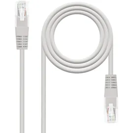 NANOCABLE 10.20.0401-L150 - Ethernet-Netzwerkkabel RJ45 Cat.6 UTP, AWG24, 100% Kupfer, Grau, Patchkabel 1,5 m