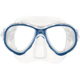 Cressi Perla Jr Mask - Schnorchelmaske, Transparent/Blau, Einheitsgröße, Junior Unisex
