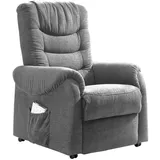 Livetastic Fernsehsessel Nino Dunkelgrau Nylon/Struktur