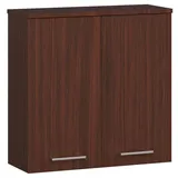 abamihome Akord Hängeschrank, Wenge Holzwerkstoff, Holz Optik, 2 Fächer, Rechteckig, 60x60x22.5 cm, Badezimmer, Badezimmerschränke, Hängeschränke