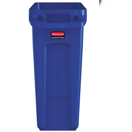 Rubbermaid Slim Jim Kunststoff Pedal vorne 60 l blue