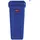 Rubbermaid Slim Jim Kunststoff Pedal vorne 60 l blue
