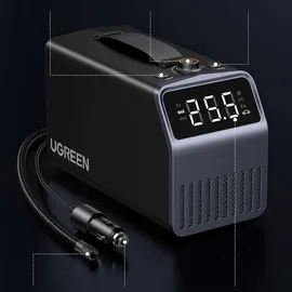 UGREEN Ugreen, 150 PSI 12V do opon samochodowych z wyświetlaczem cyfrowym - szara - Grau