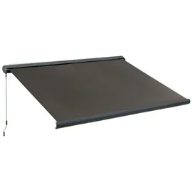 Outsunny Markise 300 x 250 cm dunkelgrau