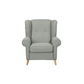 Max Winzer Ohrensessel Anton Flachgewebe 88 x 99 x 0 cm Grau