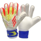adidas Unisex-Adult Goalkeeper Gloves Pred Gl MTC Fs, White/Solred/Brcyan, HF9738, 9- EU